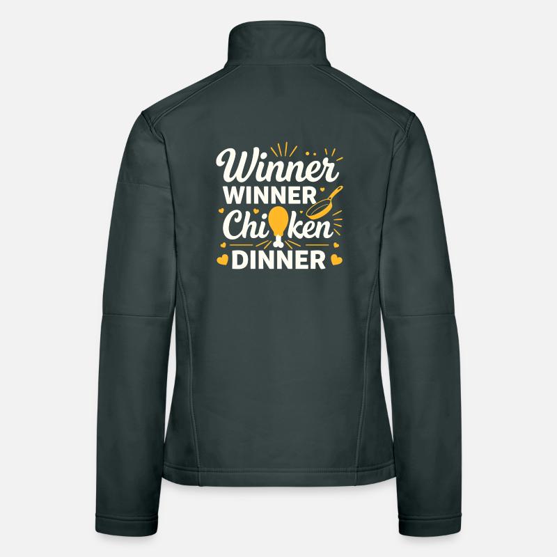 Winner Winner Chicken Dinner Tee Women's Softshell Jacket