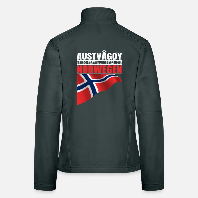 AUSTVÅGØY Veste en tissu softshell Femme