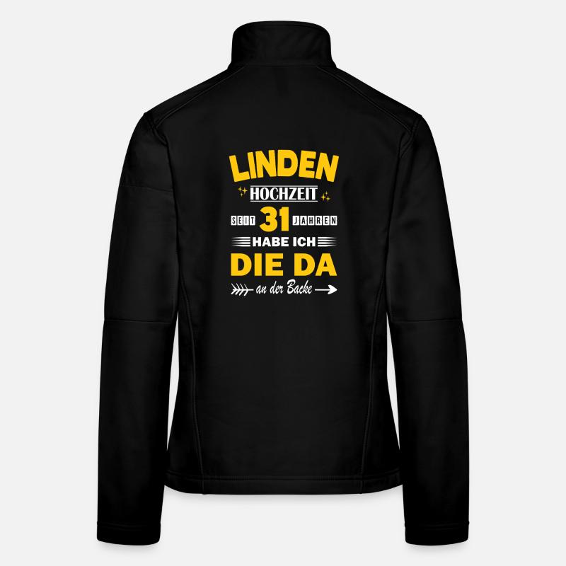 31 ans de relation Anniversaire de mariage Veste en tissu softshell Femme