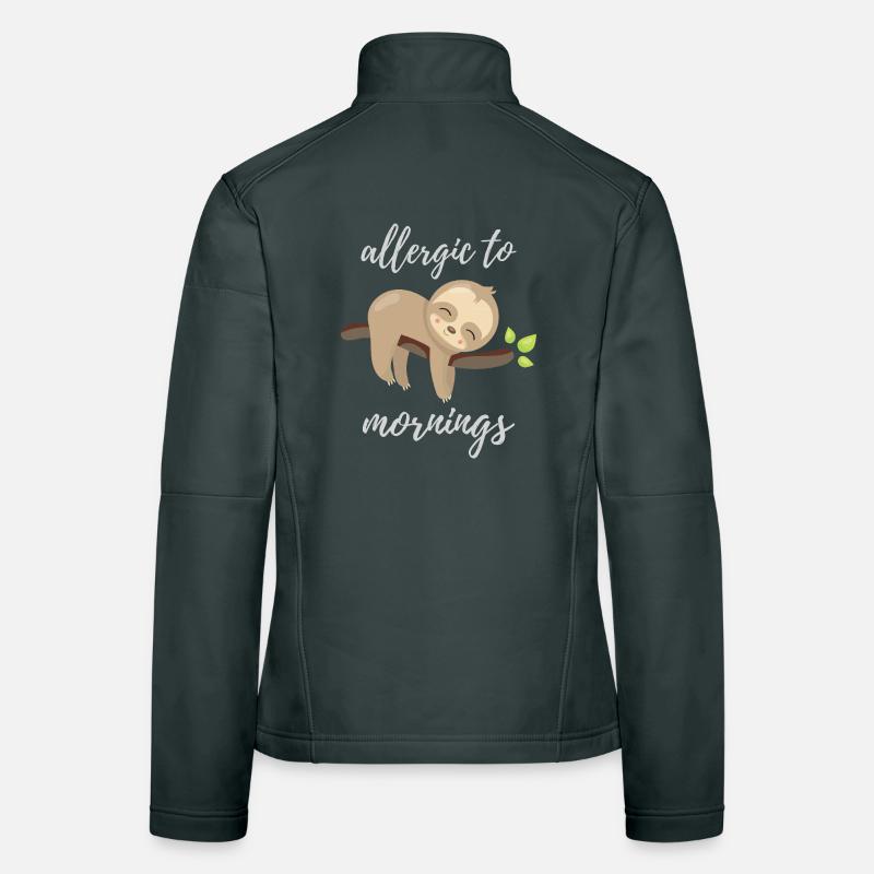 Allergic to Mornings Women's Softshell Jacket