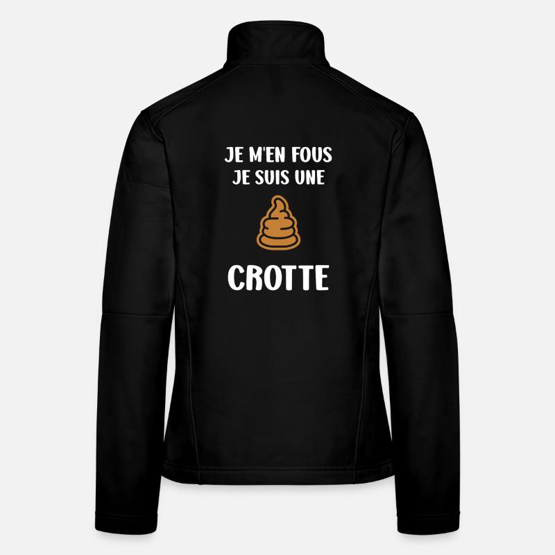 Crotte Veste en tissu softshell Femme