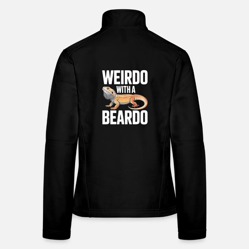 Un Drôle avec un Beardo Veste en tissu softshell Femme