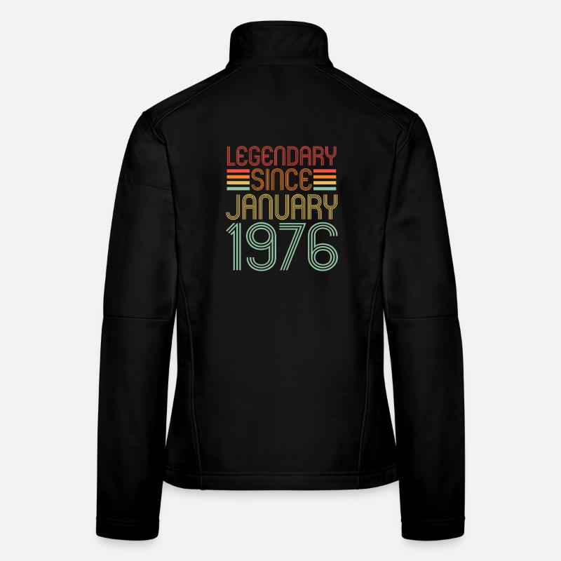 Legendary since January 1976, Retro, Geburtstag Frauen Softshelljacke
