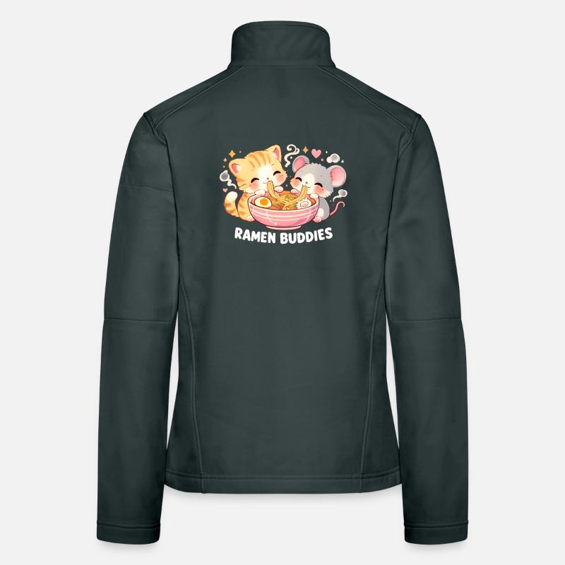 Ramen Cat Women's Softshell Jacket