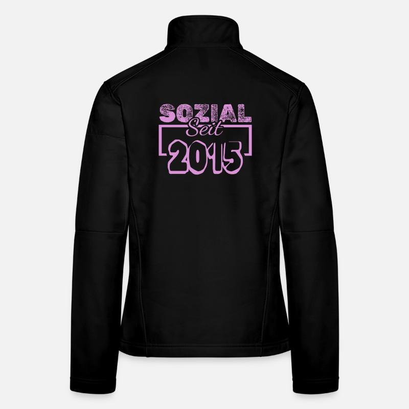 Sozial Seit 2013 Pink Frauen Softshelljacke