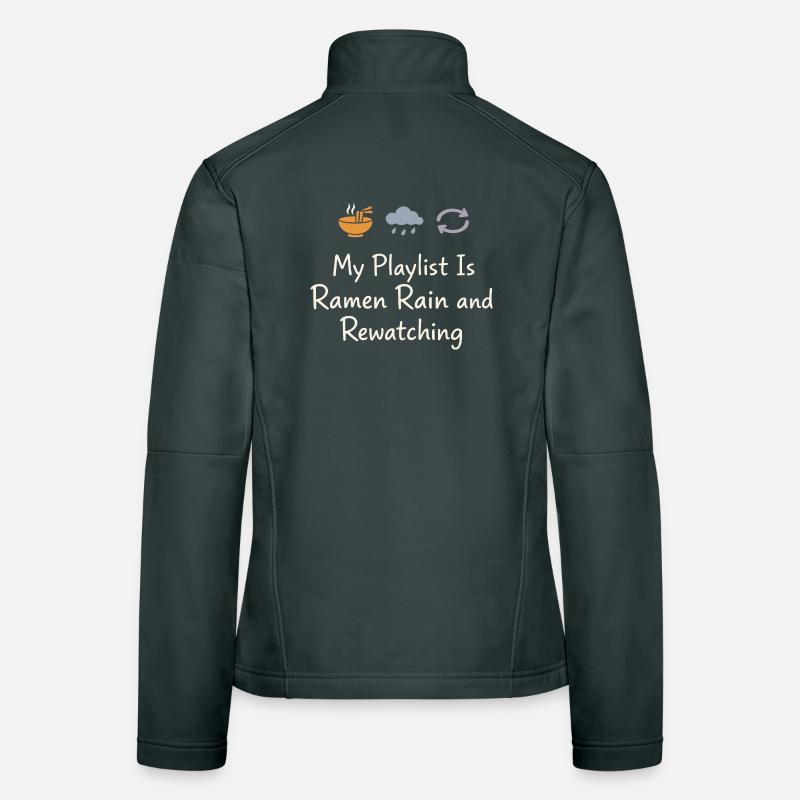 Anime introvert Weeb couch potato Women's Softshell Jacket