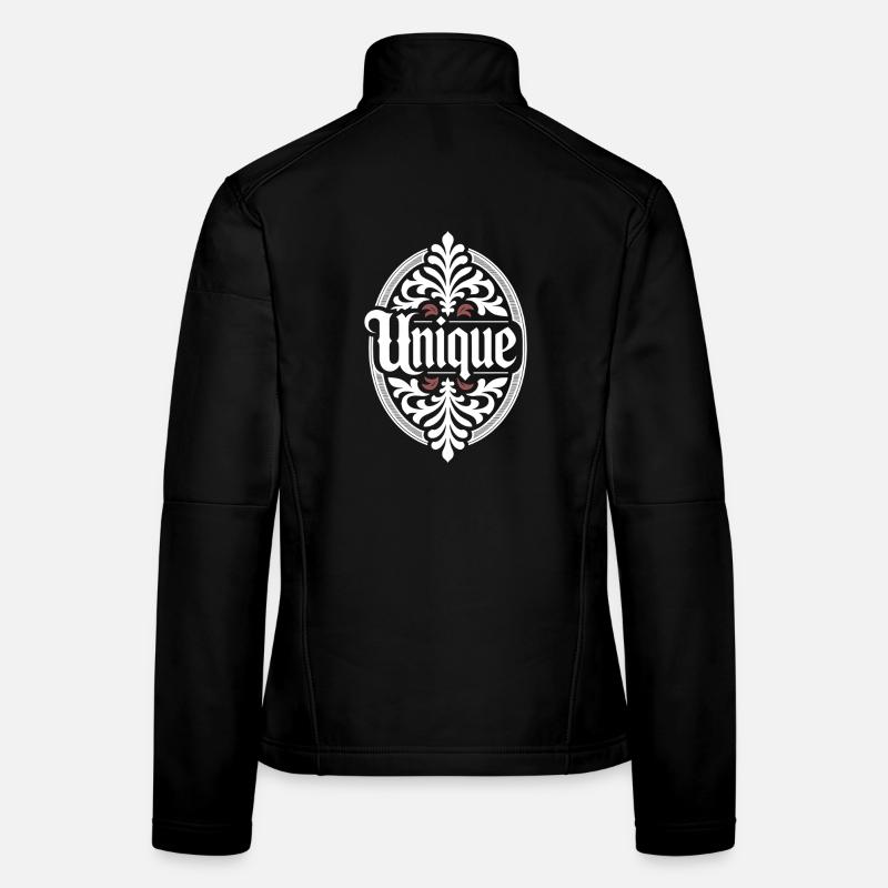unique, unique, unique valeur de soi unique Veste en tissu softshell Femme