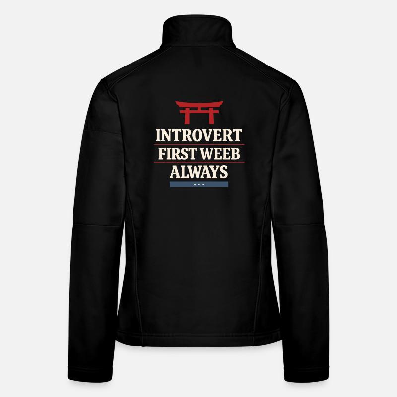 Introverti d’anime Weeb canapé Veste en tissu softshell Femme