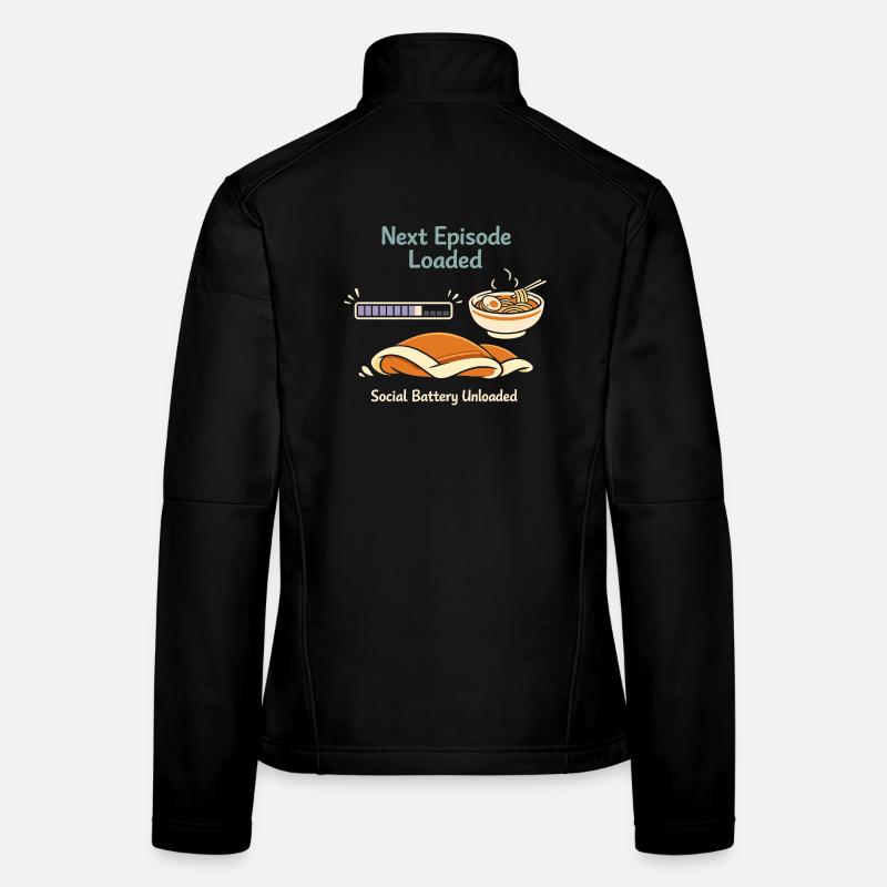 Anime introvert Weeb couch potato Women's Softshell Jacket