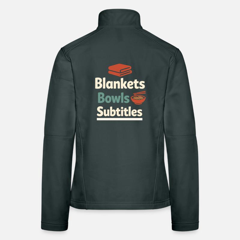 Anime introvert Weeb couch potato Women's Softshell Jacket