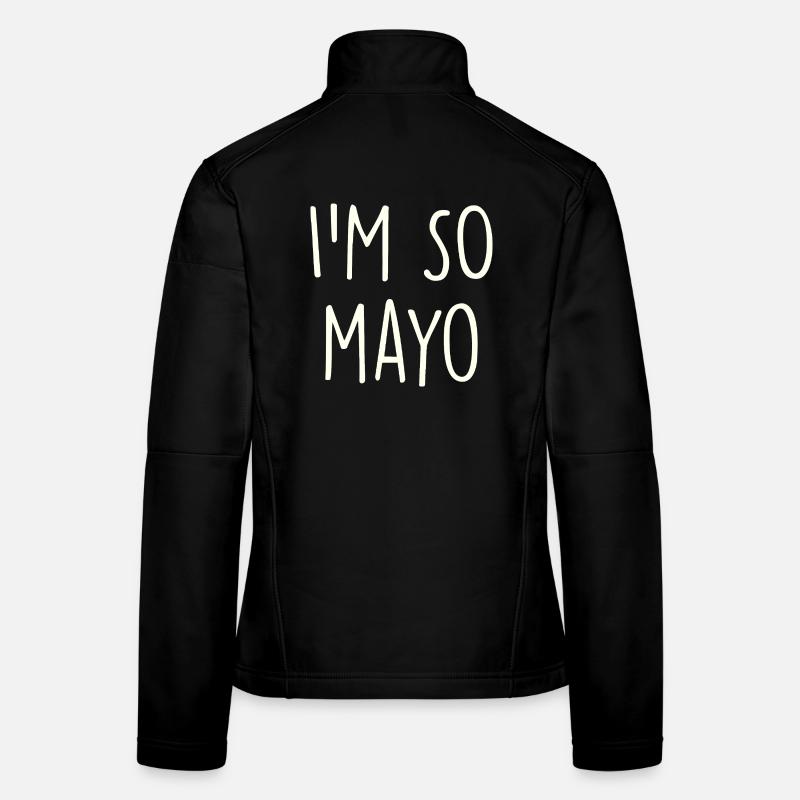 Mayo Mayonnaise - Frauen Softshelljacke - Schwarz
