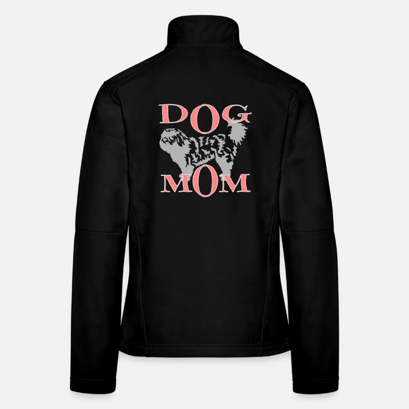 Hund mit Text Frauen Softshelljacke