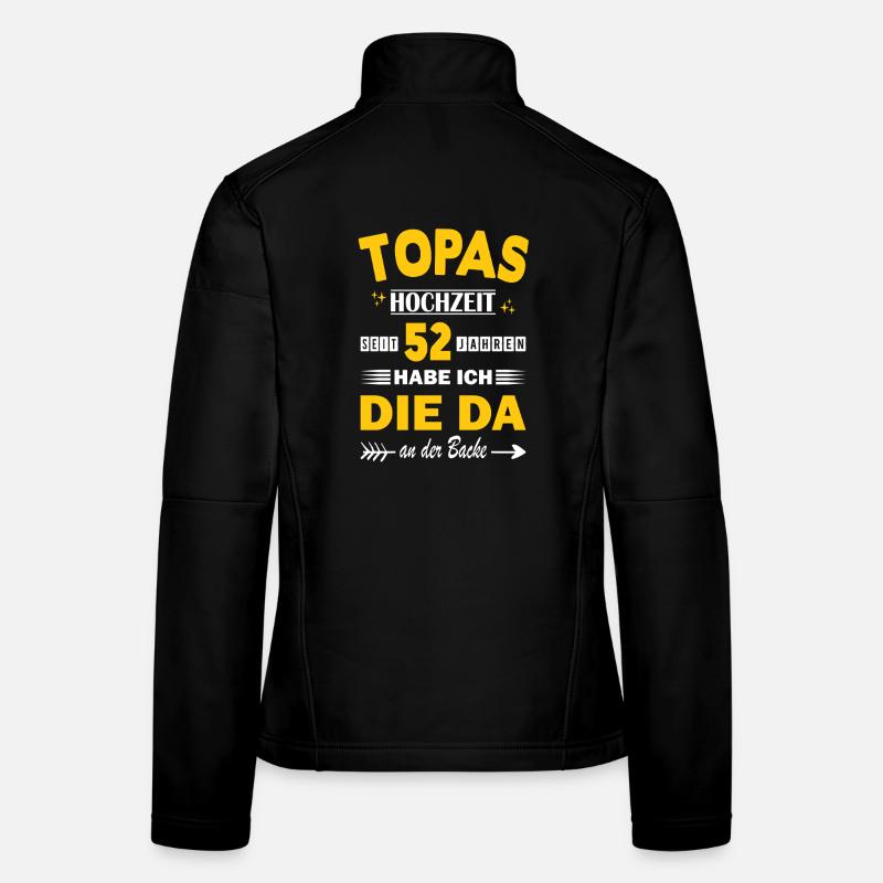 52 ans de relation Anniversaire de mariage Veste en tissu softshell Femme
