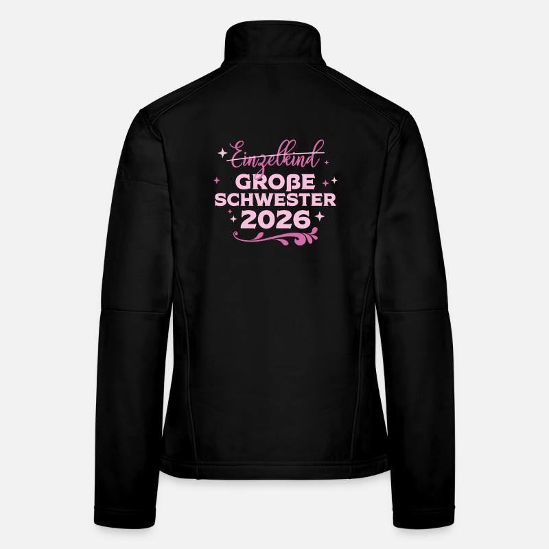 Grande Sœur Bébé Grosse 2026 Veste en tissu softshell Femme