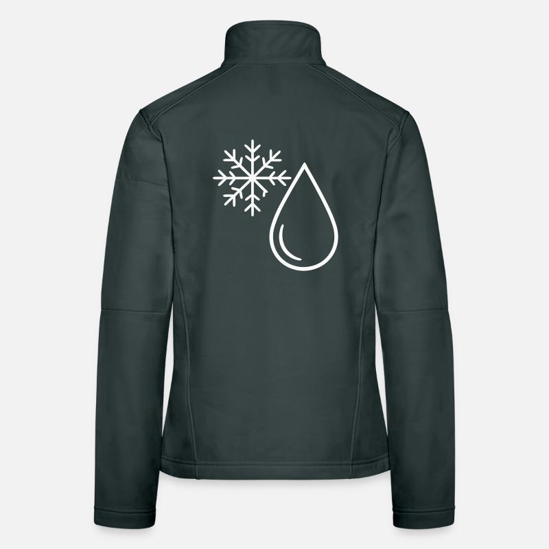 Snow and Minimalist Drop Women's Softshell Jacket