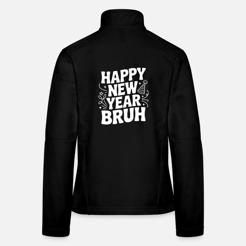 Bonne année mec Veste en tissu softshell Femme