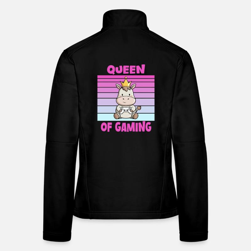 Manette Game Queen Veste en tissu softshell Femme