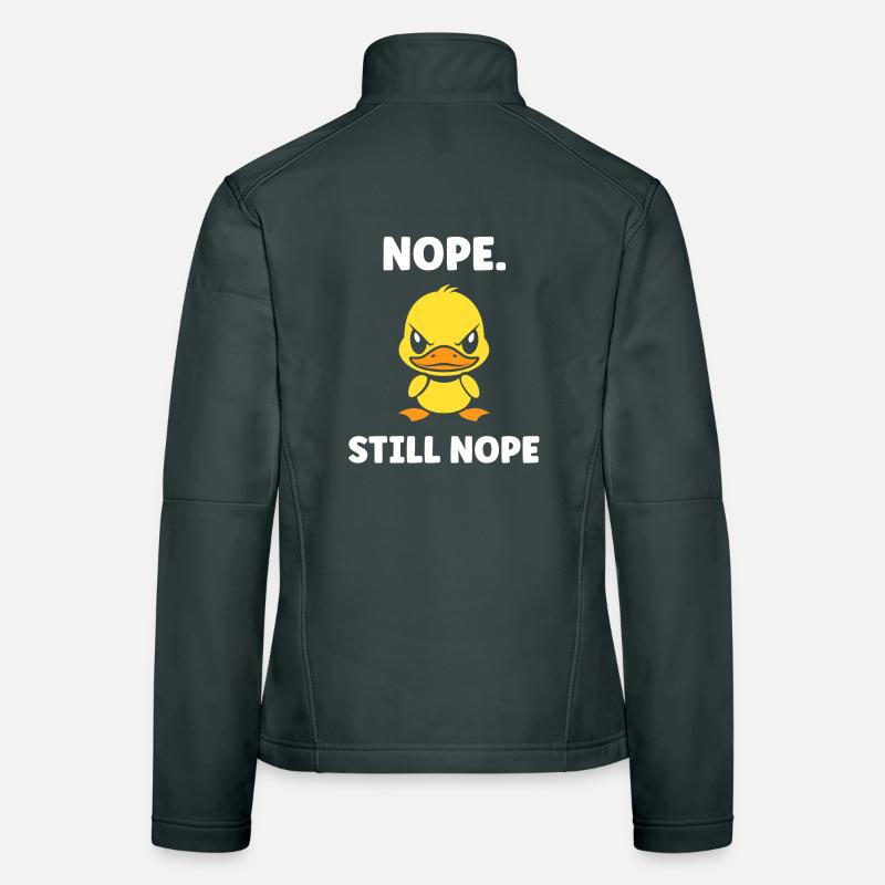 NOPE Still Nope Rebel Duck Women's Softshell Jacket