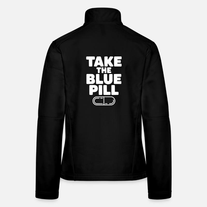 Prends la pilule bleue Veste en tissu softshell Femme
