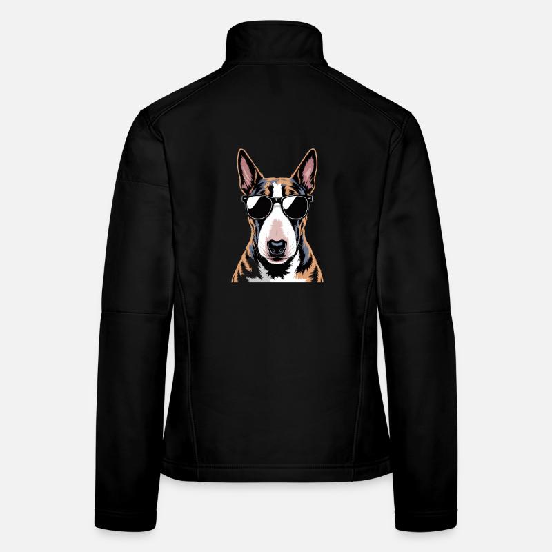 Bullterrier Frauen Softshelljacke