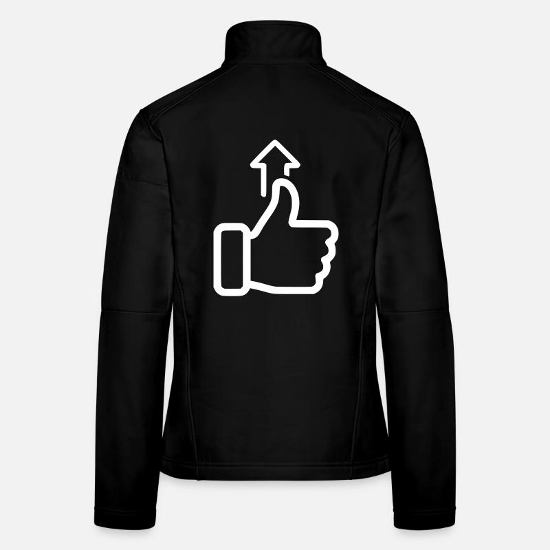 Icône de niveau de main de statut Veste en tissu softshell Femme