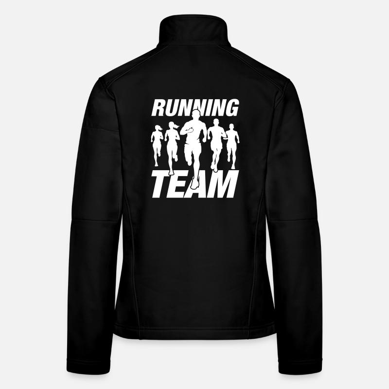 Running Team Laufen Marathon Frauen Softshelljacke