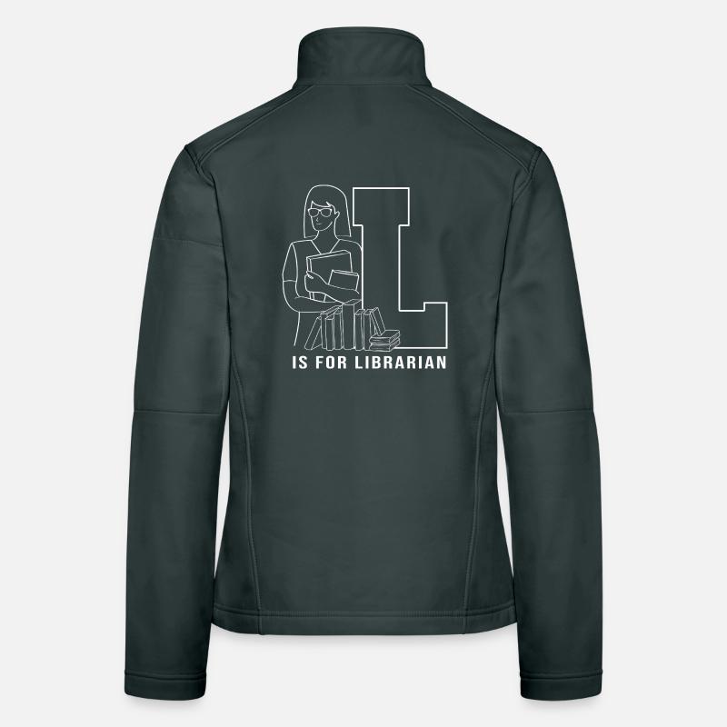 Leseratte Bibliothek Lesen Frauen Softshelljacke