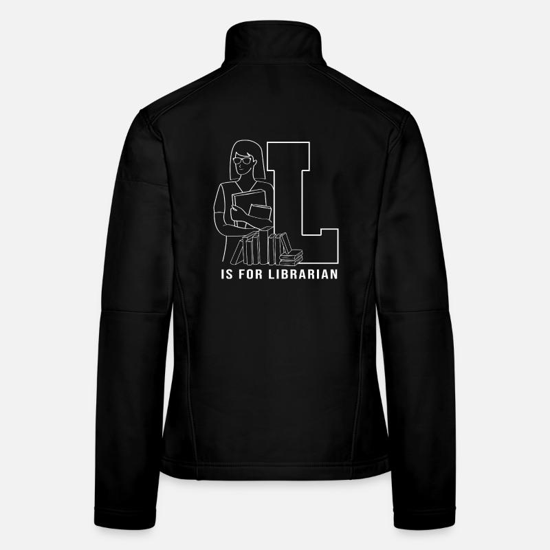 Leseratte Bibliothek Lesen Frauen Softshelljacke