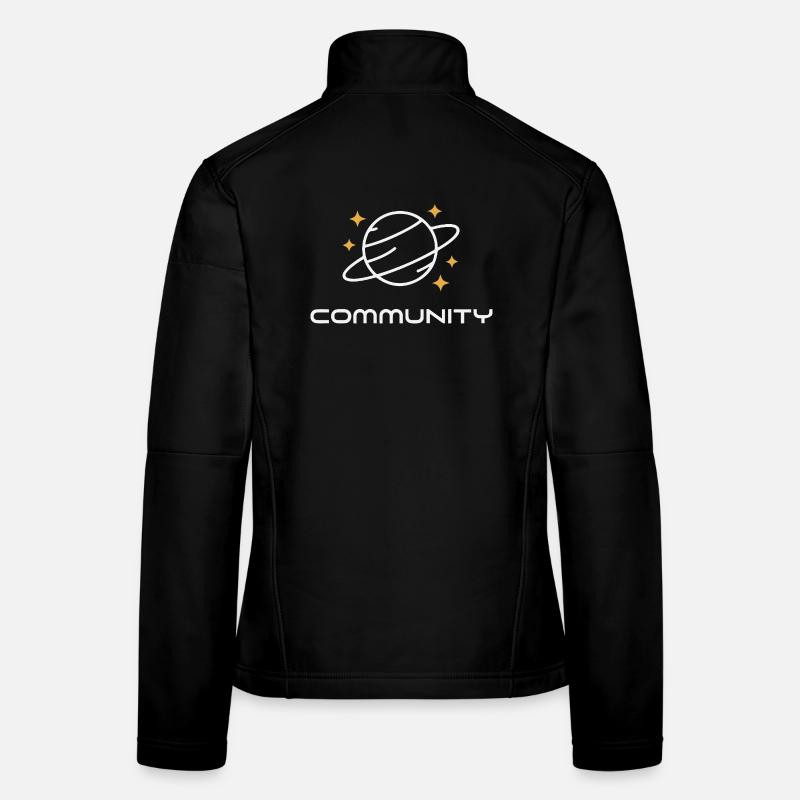 Unité de la Planète Annelée Veste en tissu softshell Femme
