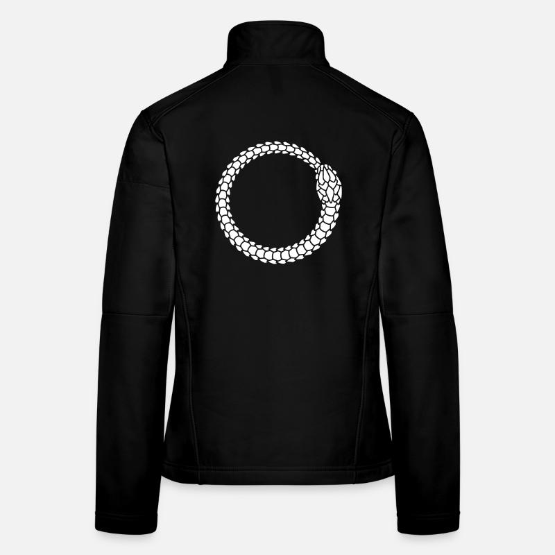 Cercle de corde enroulée Veste en tissu softshell Femme