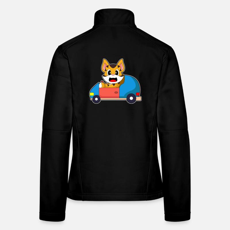 Tiger Car - Giacca softshell da donna - nero