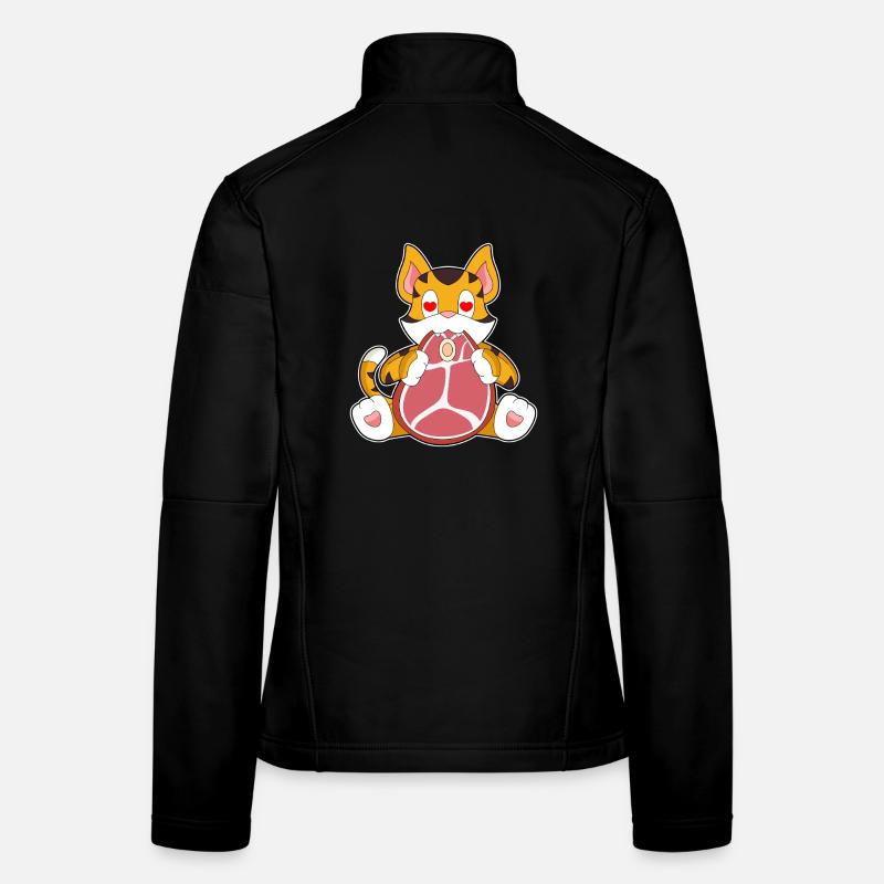 Tiger Fleisch Frauen Softshelljacke