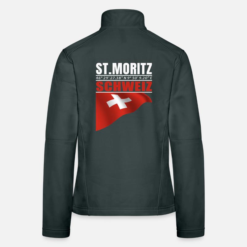 Saint-Moritz Veste en tissu softshell Femme