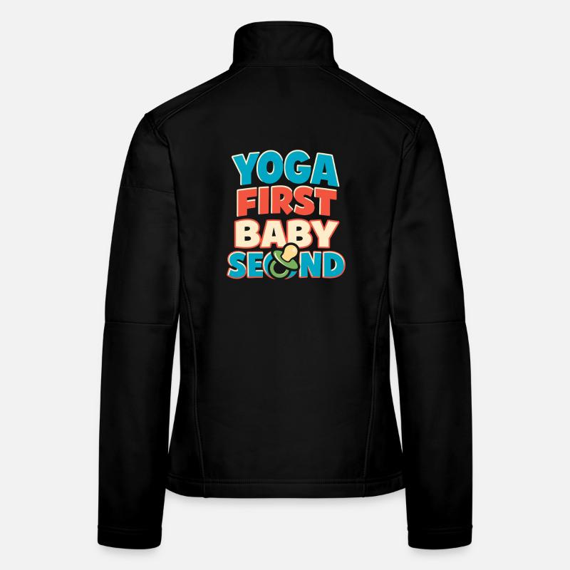 Vorgeburtliches Yoga Werdende Mutter Frauen Softshelljacke