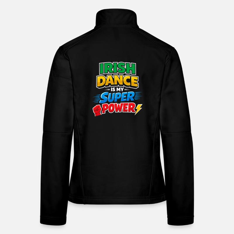 Irischer Tanz Step-dancing Celtic Fan Frauen Softshelljacke