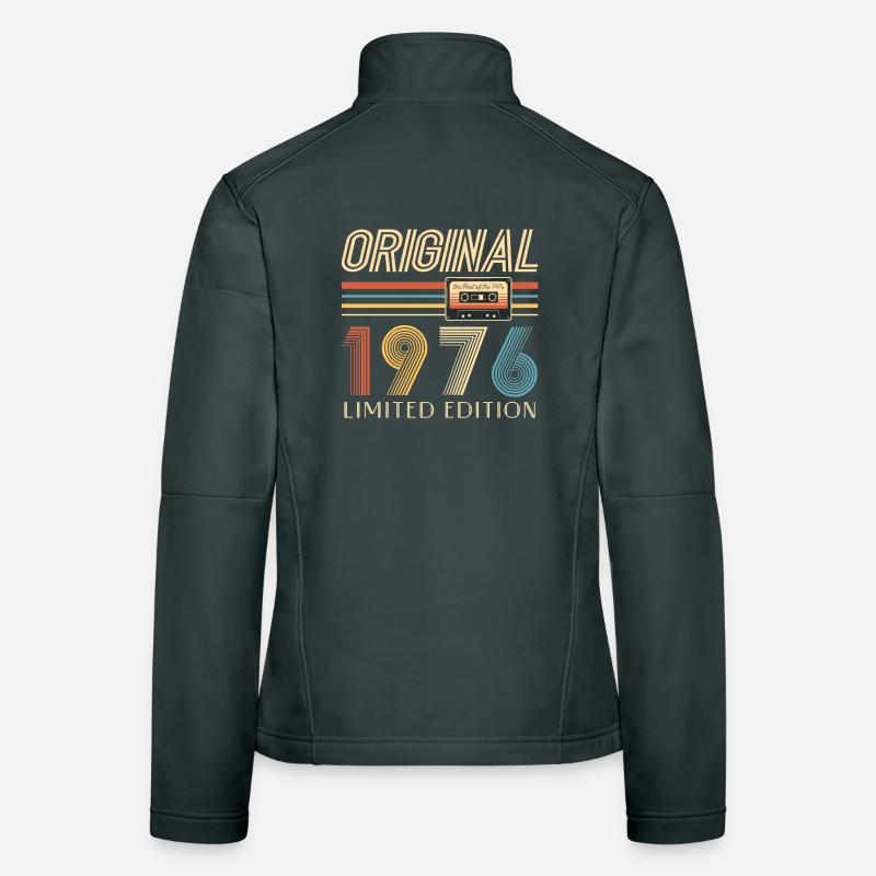 50e anniversaire 50e anniversaire Original 1976 Veste en tissu softshell Femme
