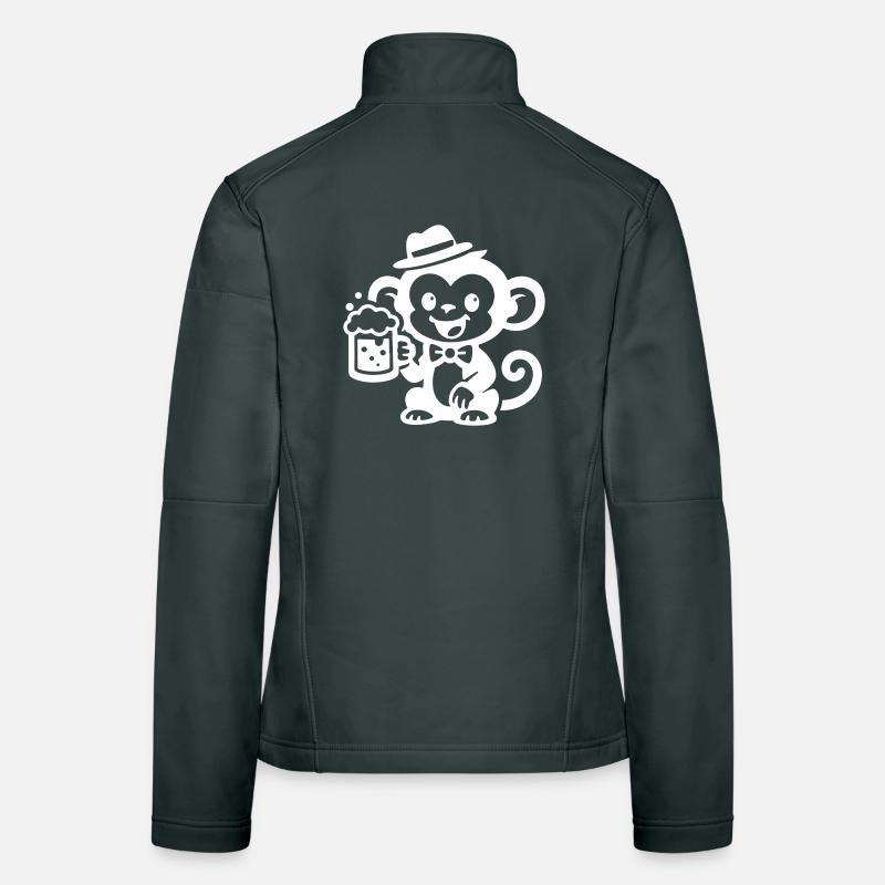 Monkey Beer Women's Softshell Jacket