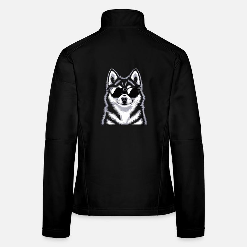 Pomsky Frauen Softshelljacke