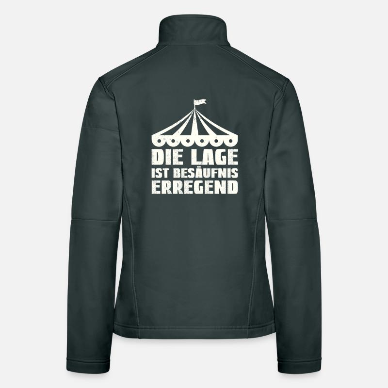 The situation is drunkenness Women's Softshell Jacket