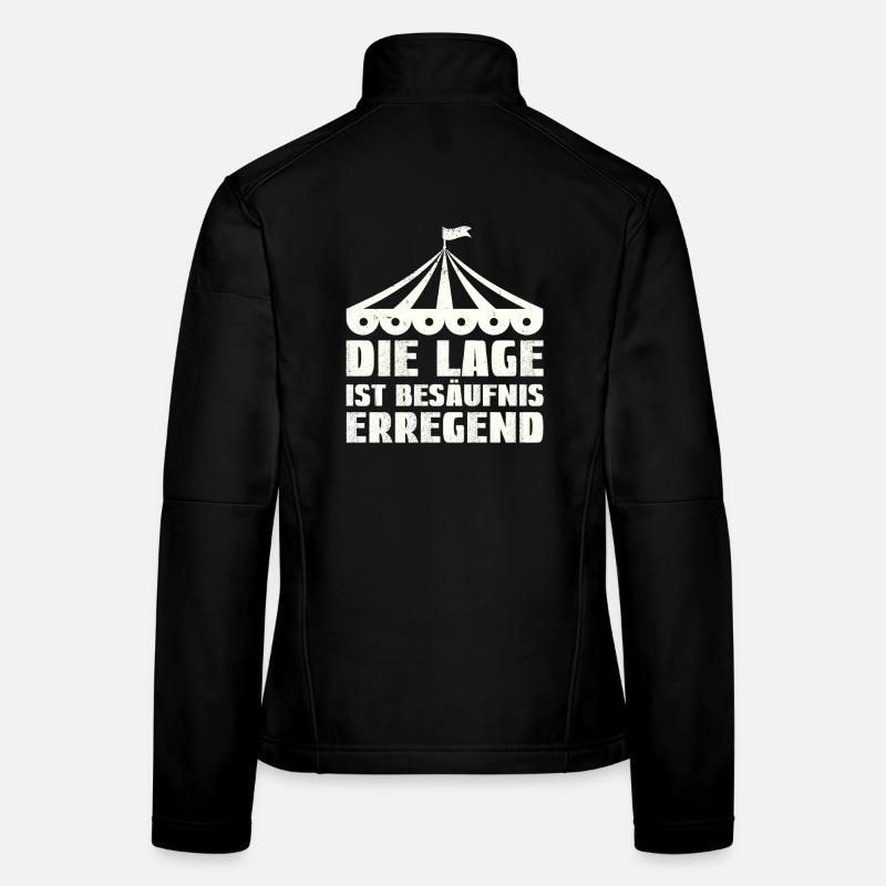 Die Lage ist Besaufniserregend Frauen Softshelljacke