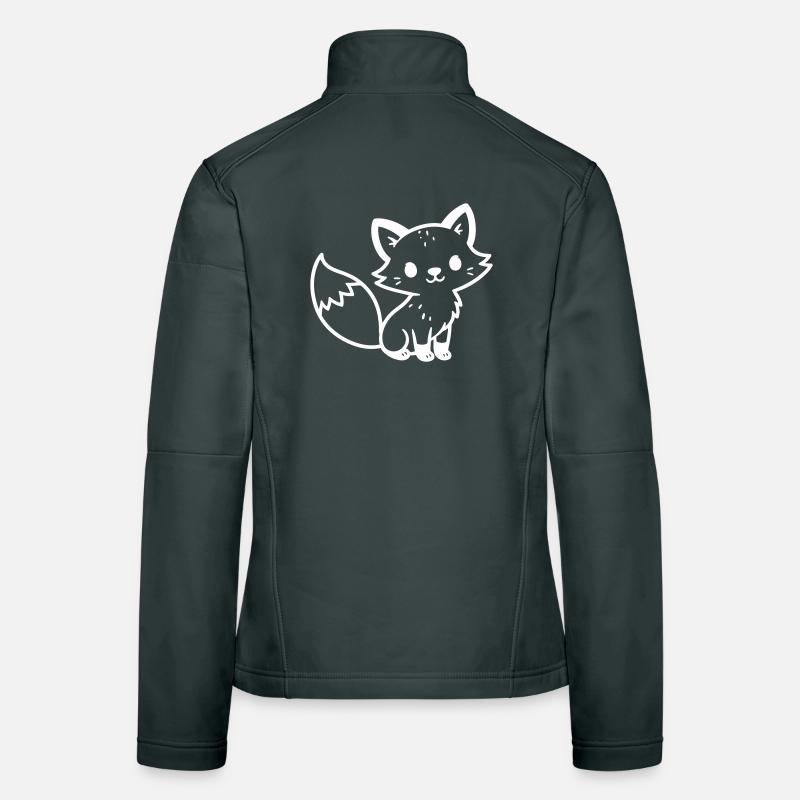 Fuchs Niedlich Comic Frauen Softshelljacke