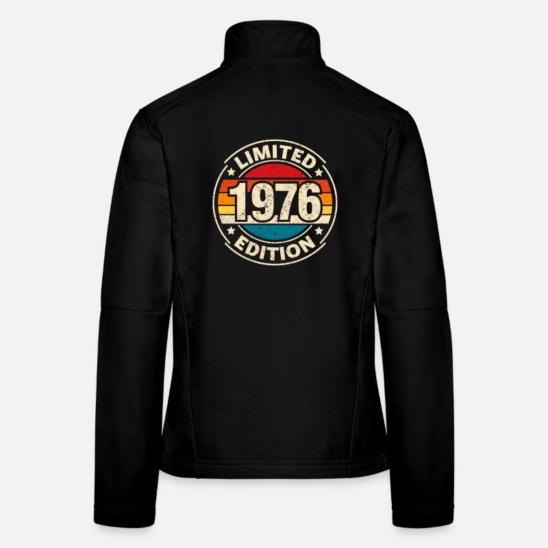Limited Edition 1976 50. Geburtstag Frauen Softshelljacke
