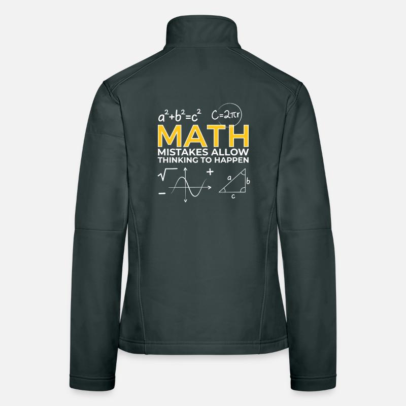 Math Mistakes Allow Thinking to Happen Women's Softshell Jacket