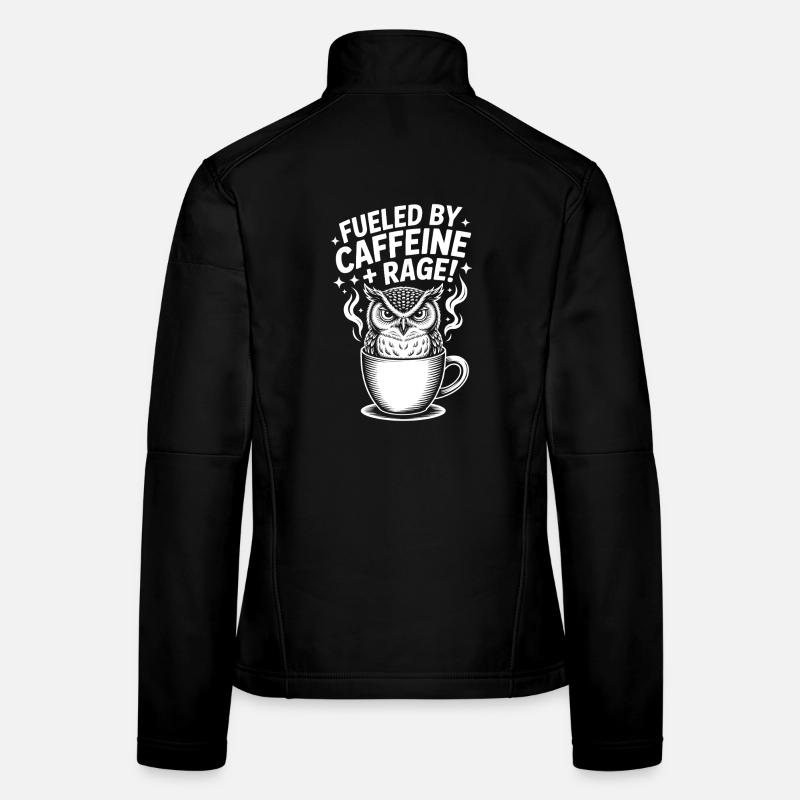 Kaffee Sprüche Koffein Lustiges Kaffee Geschenk Frauen Softshelljacke