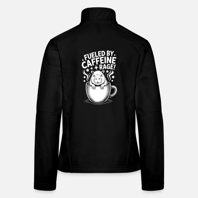 Kaffee Sprüche Koffein Lustiges Kaffee Geschenk Frauen Softshelljacke