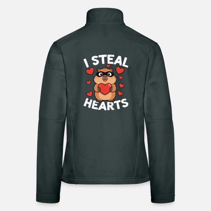 Ich stehle den Hamster der Herzen Frauen Softshelljacke