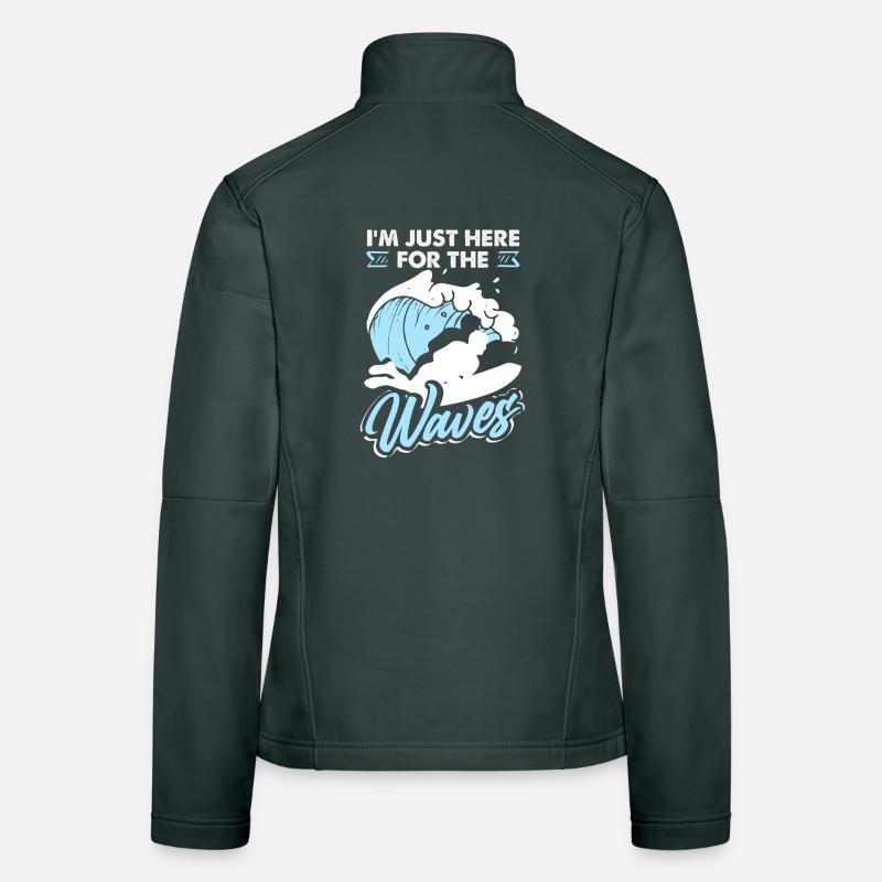 Surfeur Surfeur Bodyboarder Veste en tissu softshell Femme