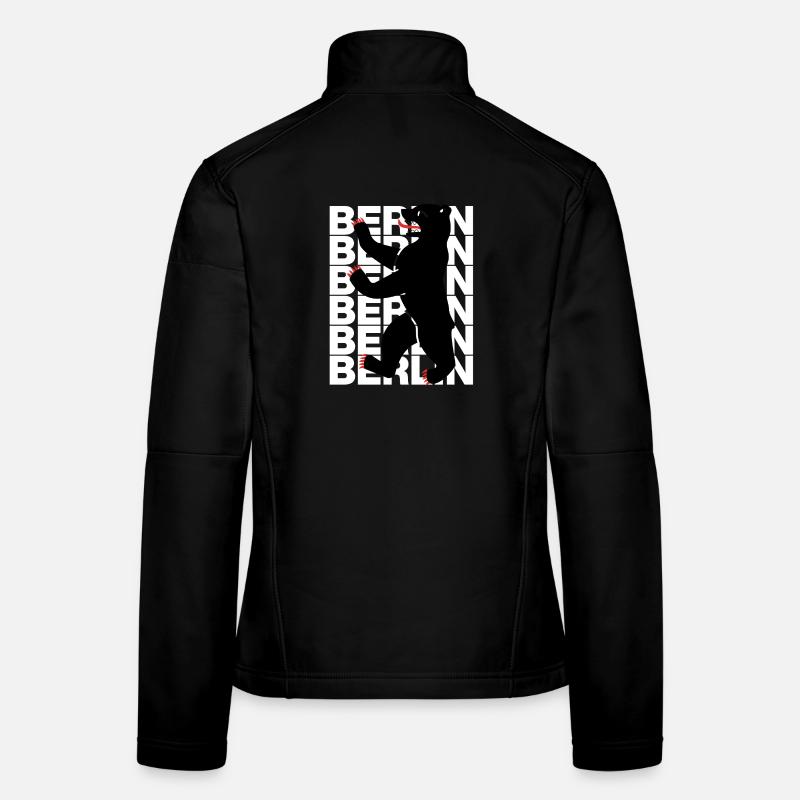 BERLINER BÄR POWER! BERLINLIEBE HAUPTSTADT Frauen Softshelljacke