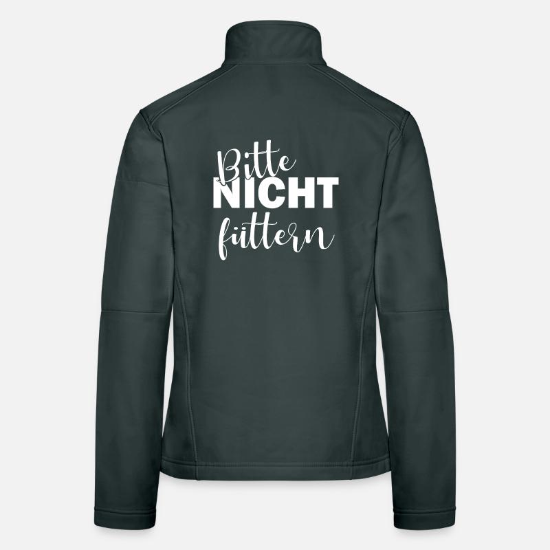 Bitte nicht füttern Frauen Softshelljacke