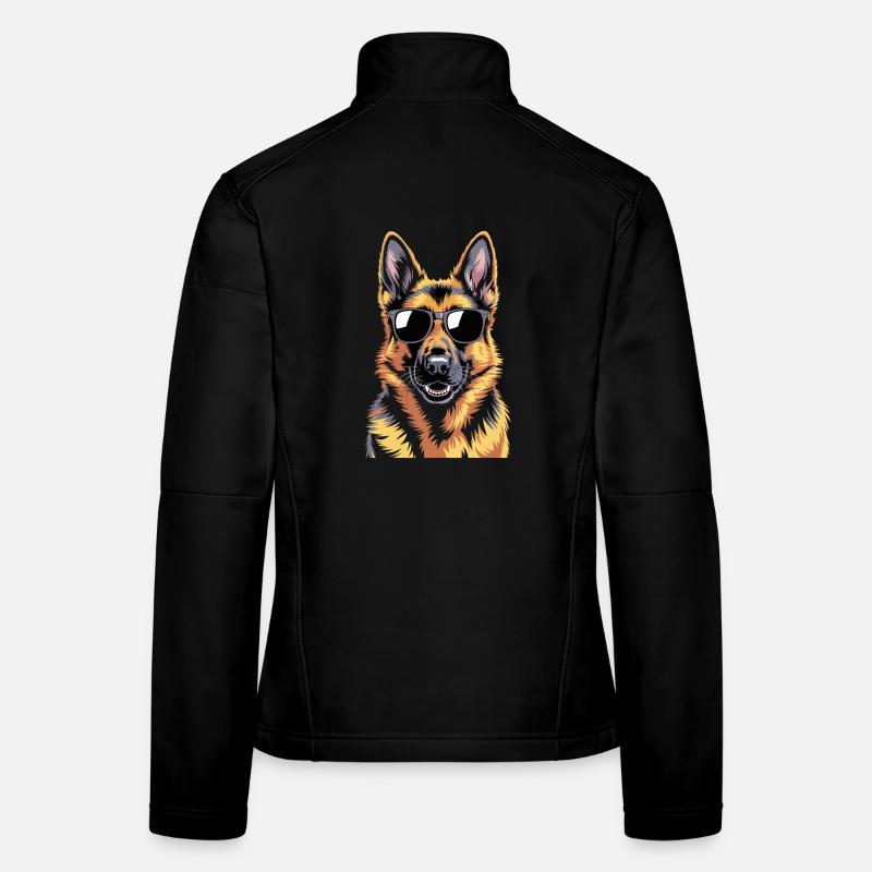 Deutscher Schäferhund Frauen Softshelljacke
